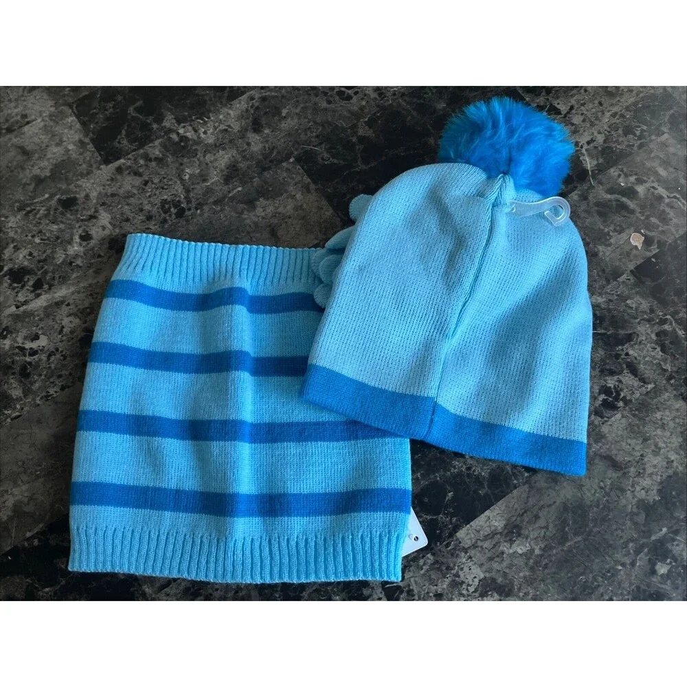 Hasbro My Little Pony Girls Winter Pom Pom Beanie Gloves & Gaiter Set Age 4-7